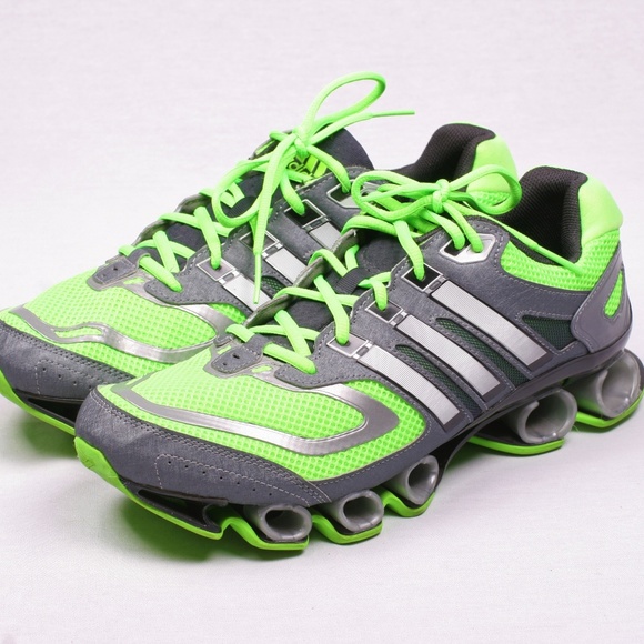 lime green mens adidas shoes